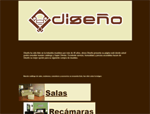 Tablet Screenshot of diseno-muebles.com
